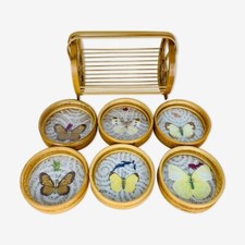 Panier avec 6 dessous de verre