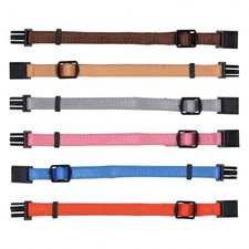 6 colliers M-L  22 à 35 cm x10 mm pour chiot couleurs différentes