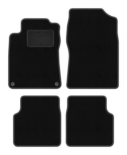 Tapis sol velours noir - velours,
