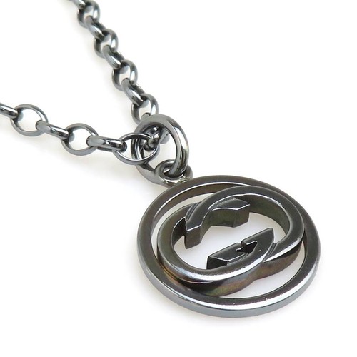 Auth gucci collier gunmetal - auth,