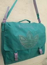 -AUTHENTIQUE grand sac de sport ADIDAS toile  TBEG   bag vintage