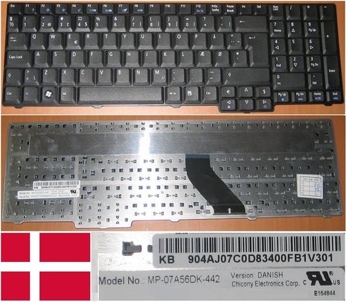 Clavier qwerty danois - qwerty,