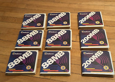 LOT 9 CARTOUCHES DISQUE DUR AMOVIBLE 5.25 SQ800 SYQUEST 3 / 200 MB + 6 / 88 MB