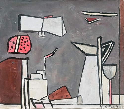Peinture huile abstraite - à, l'huile