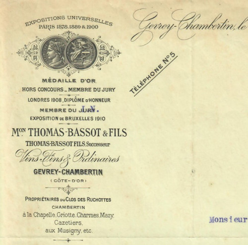 Lettre 1913 - ,
