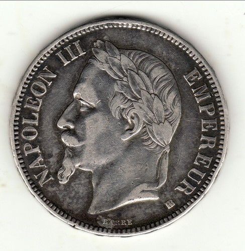 Francs napoleon iii lauree - 5,