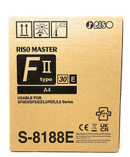 RISOGRAPH S-8188E Master Roll Original A4 EZ200/RZ200/RZ300/ EZ300/SF5E/EZ3/