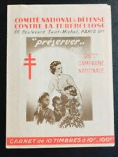 carnet timbres 10 vignettes