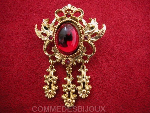 Broche miroir belle bois - broche, "miroir