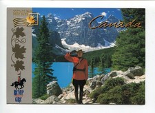 Canada - Montagne, lac, neige, sapin - Royal Canada Mountain Police - RCMP - GRC