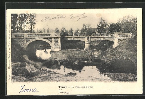 Cpa toucy pont des - toucy,, le