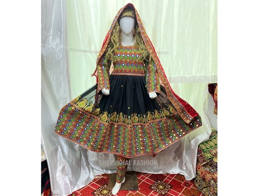 Robe afghane traditionnelle - , en
