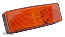 12v/24v Côté LED Ambre Avant