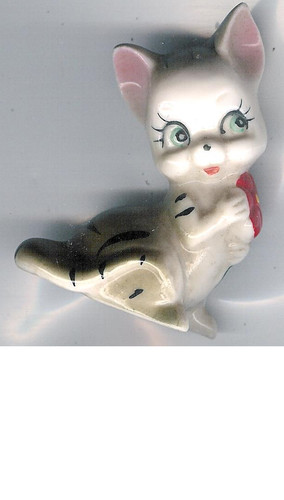 Mignonne figurine chat - chat, en
