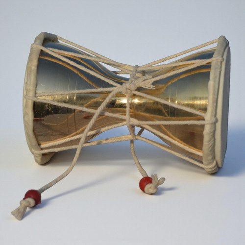 Laiton damru traditionnel - damru,