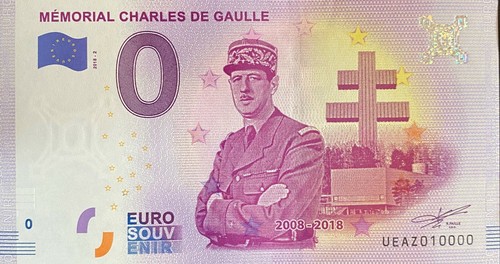 Billet euro memorial - 0,