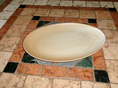 Grand plat service - grand, ovale