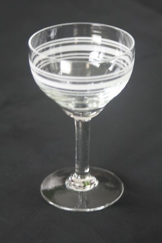 Verre bar ancien - verre,