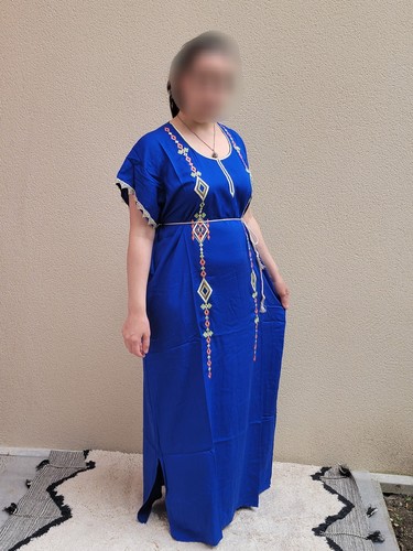 Robe kabyle brodée - kabyle,
