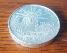 Piefort 100 francs argent Liberte 1986 argent
