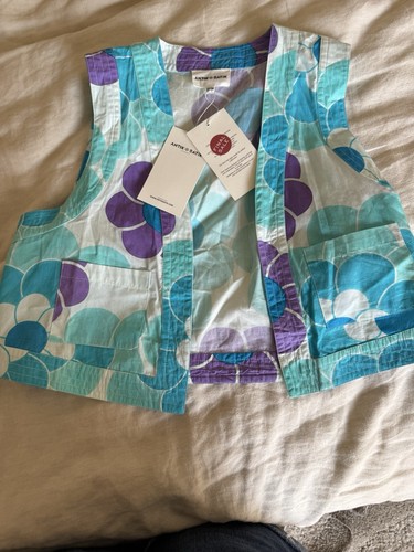 Nwt antik batik vest floral - antik,