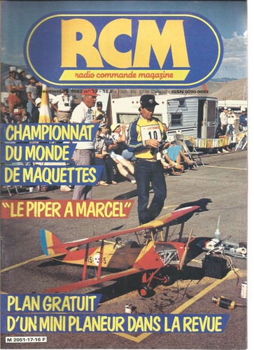 Rcm plan mini planeur - mini,