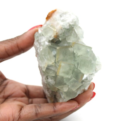 Pierre fluorite verte brute - fluorite,