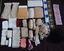 Lot de galons broderie dentelle création loisir