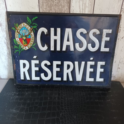 Ancienne plaque tole