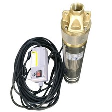 CHM GmbH Pompe de Puits 4 Pouces 750Watt 2800 L / Hauteur 6,1 BAR Protège Moteur