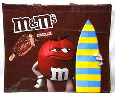 M & M's SAC SHOPPPING 44x36 cm Rouge planche de surf