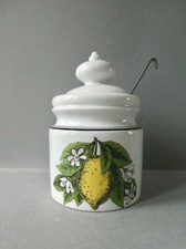 pot couvert, confiturier en