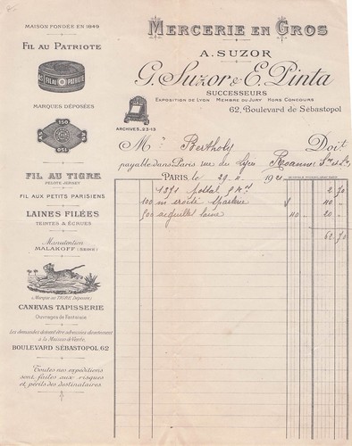 Paris mercier suzor pinta - paris,