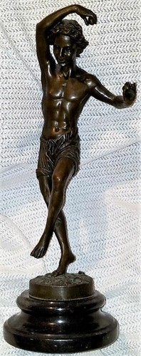 Neapolitan dancer bronze - dancer,