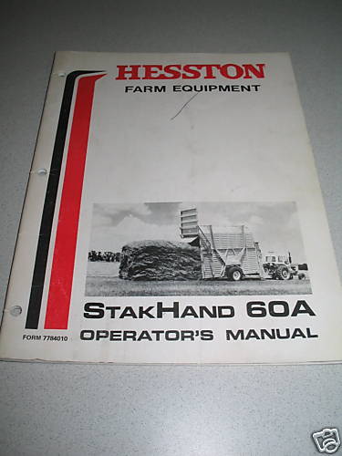 Hesston 60a stakhand - hesston,