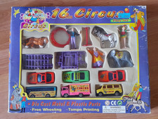 jouet jeu ancien vintage en boite véhicules et figurines de cirque circus 1990's