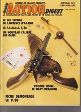 ACTION DIGEST N°11 BERET VERT KIEFFER / P-38/ FAMAS / GANG TRACTION AVANT / CINE