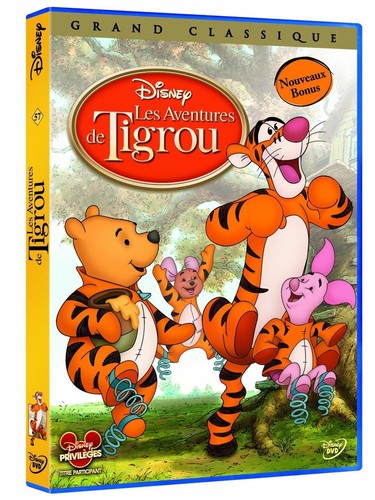 Dvd les aventures tigrou - aventures, de