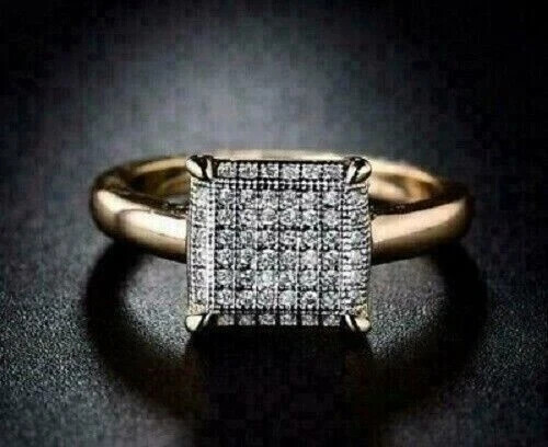 Bague fiançailles en or - de,
