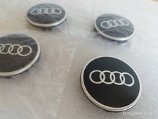4x Centre De Roue Audi 61mm Cache Moyeu Jantes Alu 81A601170A Cabochon De Roue