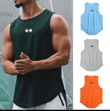 Débardeur Haut De Musculation Fitness Homme Gymnastique Maillot Sport