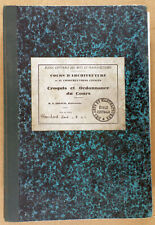 Arnaud, Cours d'Architecture et de Constructions Civiles, Croquis, +/- 1920