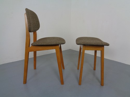Vintage beech chaise - vintage,