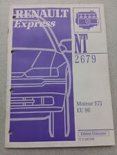 Revue Manuel Technique Renault Express E7J Euro96 Euro 96 XR25 F40S Mr257 
