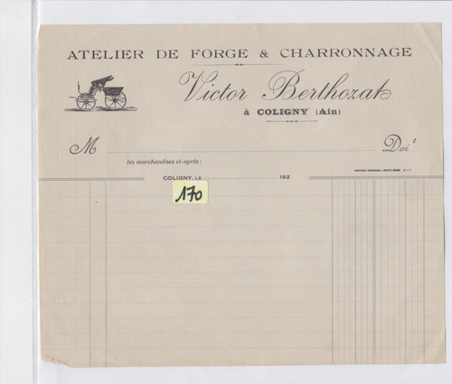 Petite facture vierge - facture,