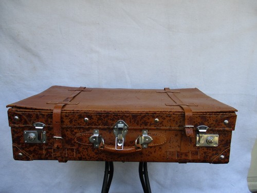 Vintage brown cowhide - vintage,