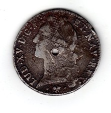 MONNAIE ROYALE LOUIS XV Écu 1766 L BAYONNE ARGENT SILVER