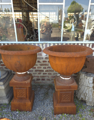 Vases médicis fonte - vases, avec