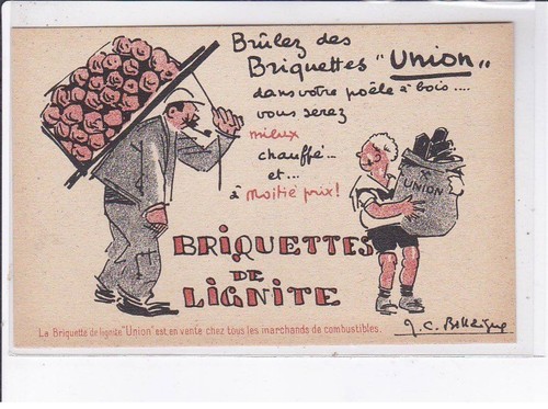 Publicite briquettes de - publicite, :