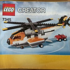 lego Créator 7345 transport chopper/hélicopter de transport